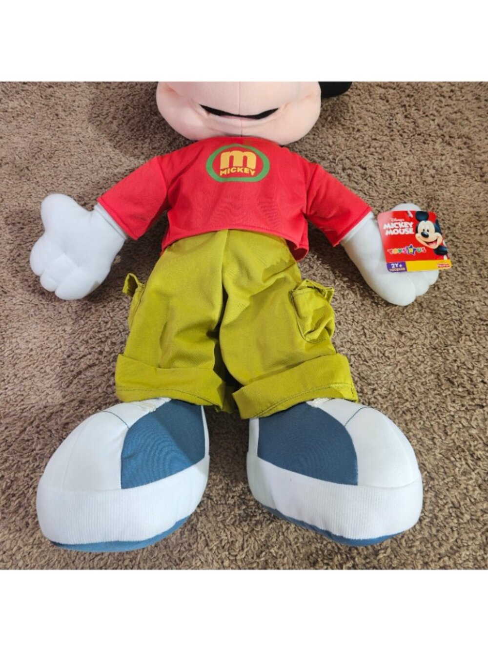 Disney Mickey Mouse Plush 25" Toys R Us Exclusive Fisher Price House of Mouse - Picture 3 of 13